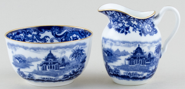 Creamer and Sugar Bowl c1910